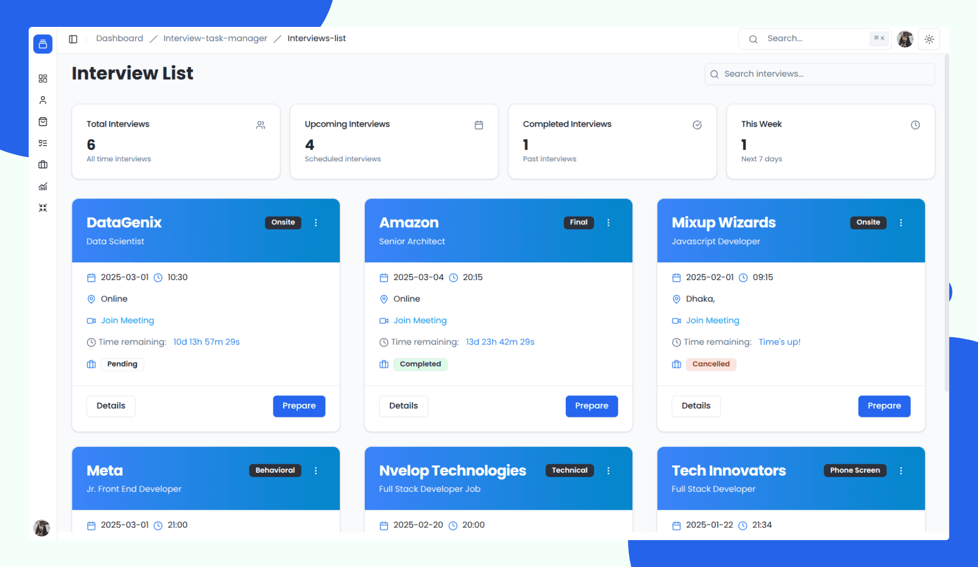 Standardize Interviews